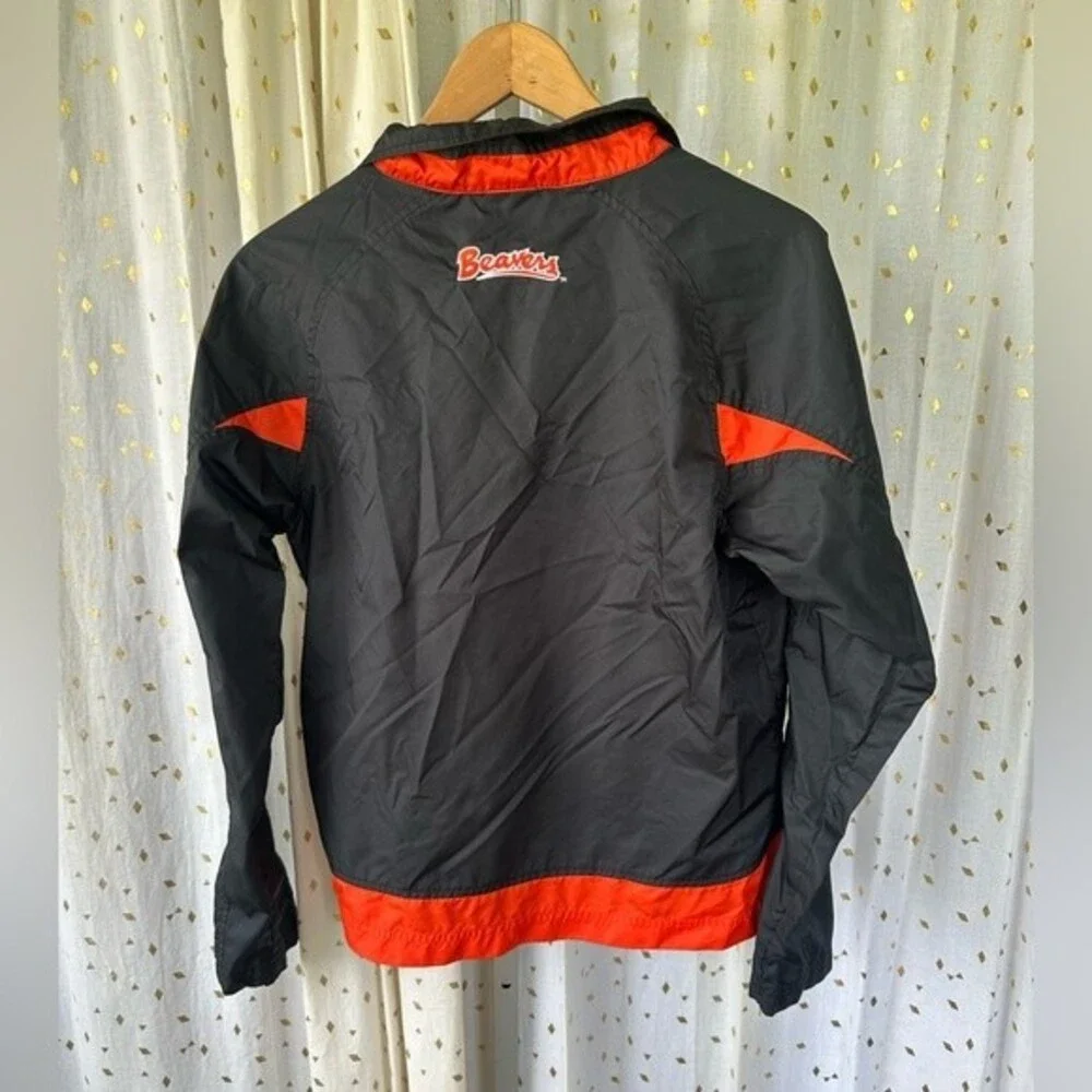 NIKE Oregon State University OSU Windbreaker Lightweight Runner's Zip Jacket L